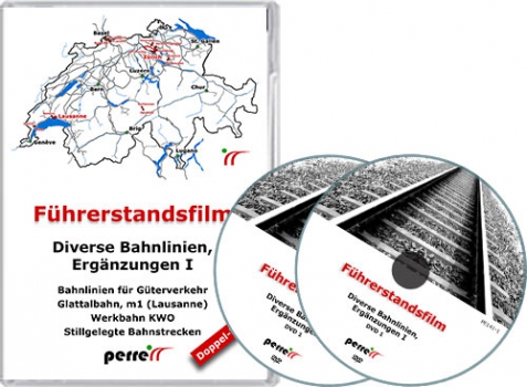 DVD «Diverse Bahnlinien, Ergänzungen I»