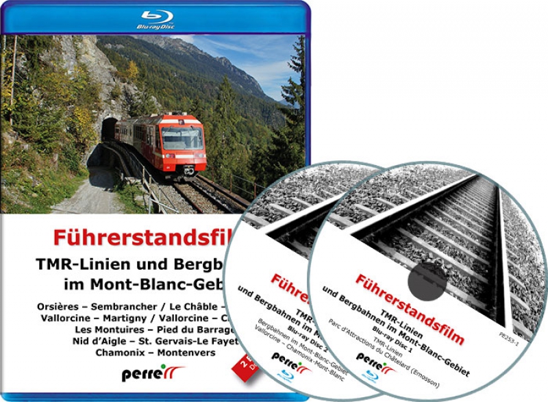 Bluray-Disc «TMR-Linien und Bergbahnen im Mont-Blanc-Gebiet» (Doppel-DVD)